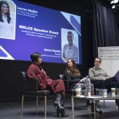 MSLCE Speaker Series event with creative industry professionals sharing their expertise.
